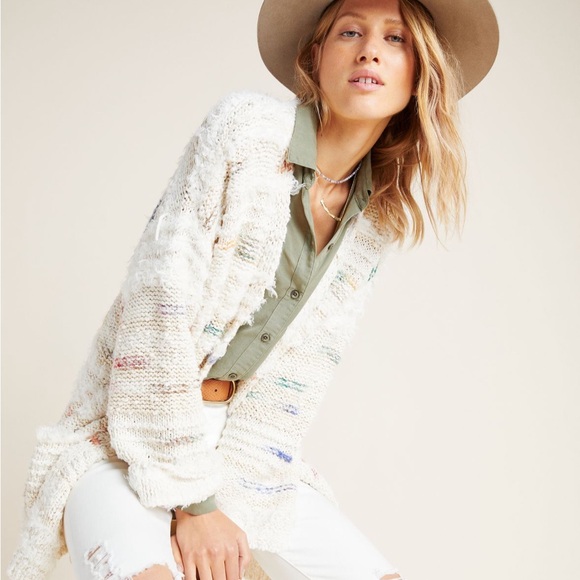 ANTHROPOLOGIE Margot Open Front Cardigan Sweater Size XS-NEVER WORN - Picture 1 of 7